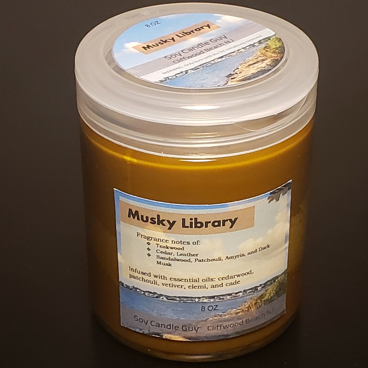 Musky Library - Soy Candle