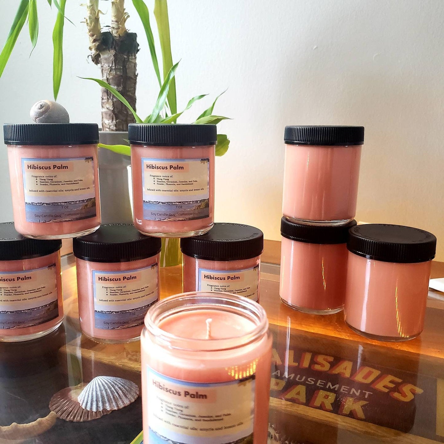 Hibiscus Palm - Soy Candle