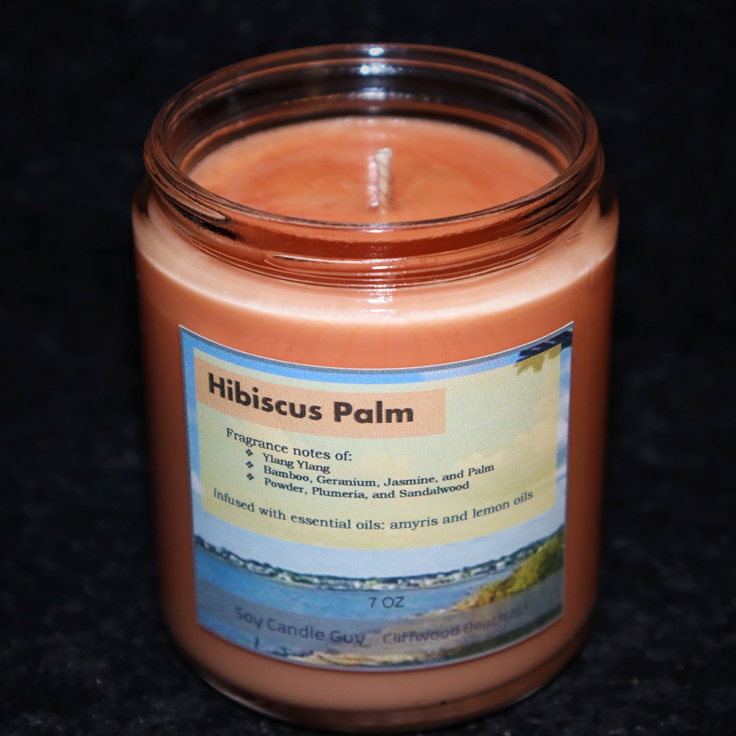 Hibiscus Palm - Soy Candle