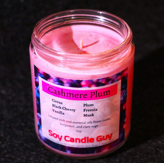 Cashmere Plum - Soy Candle