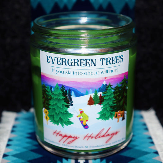 Evergreen Trees - Holiday Candle