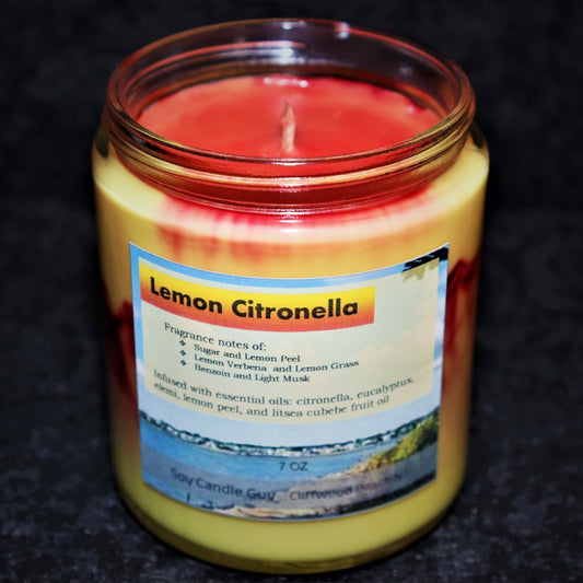 Lemon Citronella - Soy Candle
